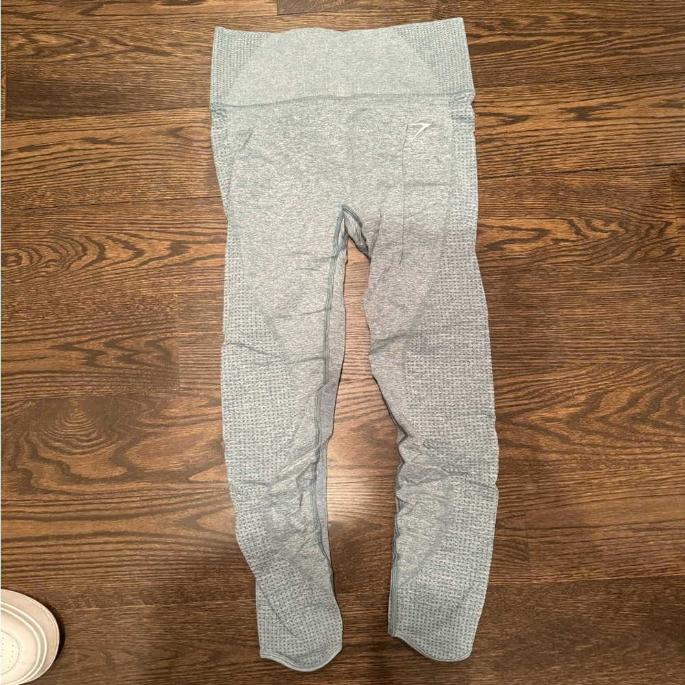 Gray/green Gymshark Leggings